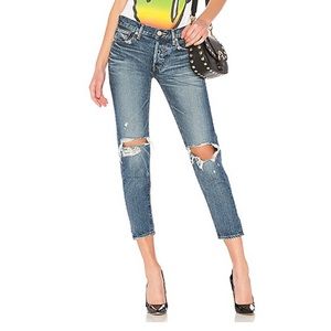 Moussy Vintage Latrobe Tapered Jean in Blue